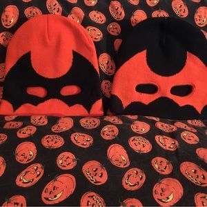 SET of 2  Halloween face mask hats 🎃
